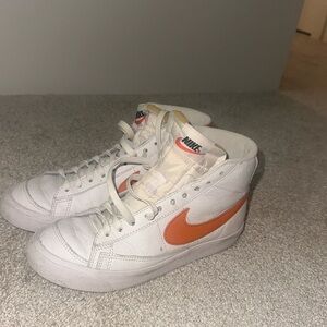 Selling custom Orange Nike blazers!